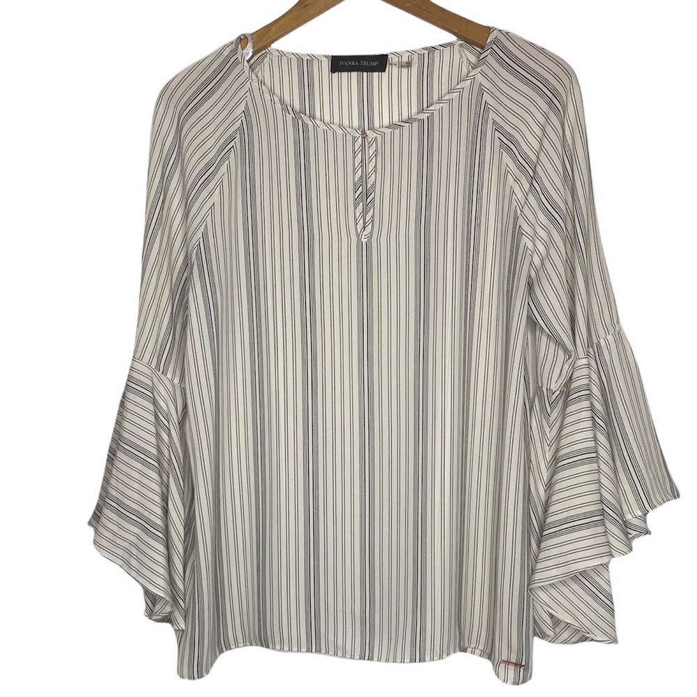 Ivank Trump striped blouse